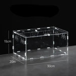 Terrarium Acrylique – Boîte d'Élevage Reptiles Transparent