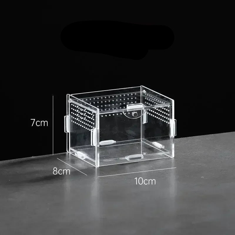 Terrarium Acrylique – Boîte d'Élevage Reptiles Transparent