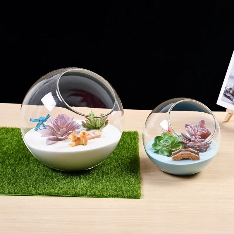 Terrarium Plante - Boules de Verre Borosilicate Transparent