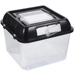 Terrarium Tortue – Boîte d'Alimentation Plastique Transparent