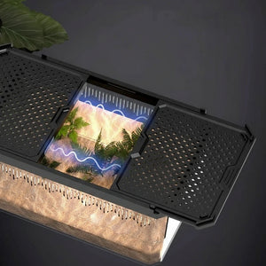 Terrarium d'Alimentation Reptiles – Double Porte Magnétique