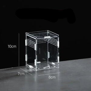 Terrarium Acrylique – Boîte d'Élevage Reptiles Transparent