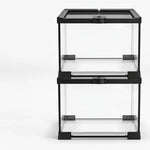 Aquarium Terrarium 2 en 1 – Bac Verre Transparent