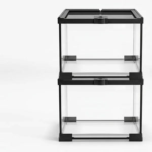 Aquarium Terrarium 2 en 1 – Bac Verre Transparent