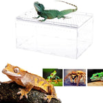 Boîte d'Alimentation Reptiles et Insectes – Terrarium Acrylique