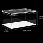 Boîte d'Alimentation Reptiles et Insectes – Terrarium Acrylique
