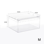 Boîte d'Alimentation Reptiles et Insectes – Terrarium Acrylique