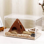 Boîte d'Élevage Reptiles Acrylique – Terrarium Transparent Multifonction